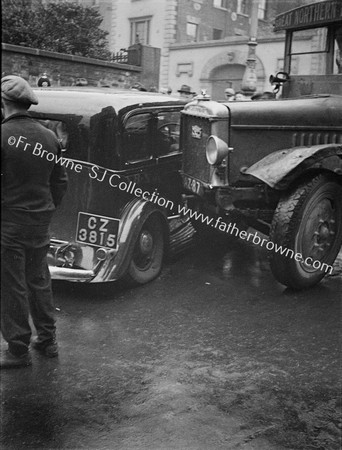 CRASH AT GUINNESS BREWERY  GNR LORRY AND CAR